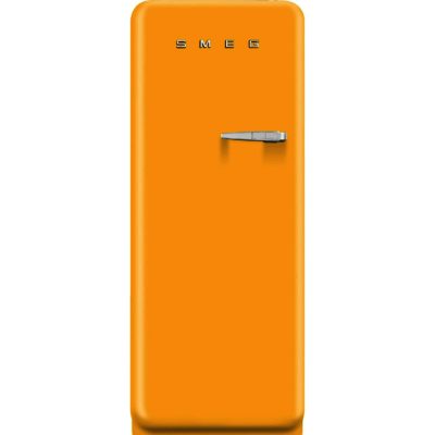Smeg FAB28YG1 60cm 'Retro Style' Fridge and Ice Box in Yellow with Left Hand Hinge